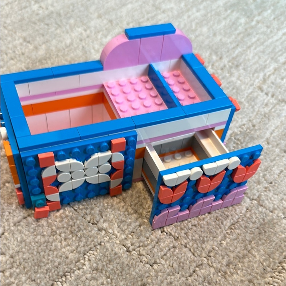 Colorful Lego Drawer desk Set